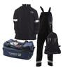 40 CAL Enespro PPE AirLite Arc Flash KIT with OptiShield Vented Lift-Front Hood & MSA V-Gard Hard Hat