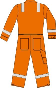40ZD70US - Fire Resistant Hi-Vis Coveralls