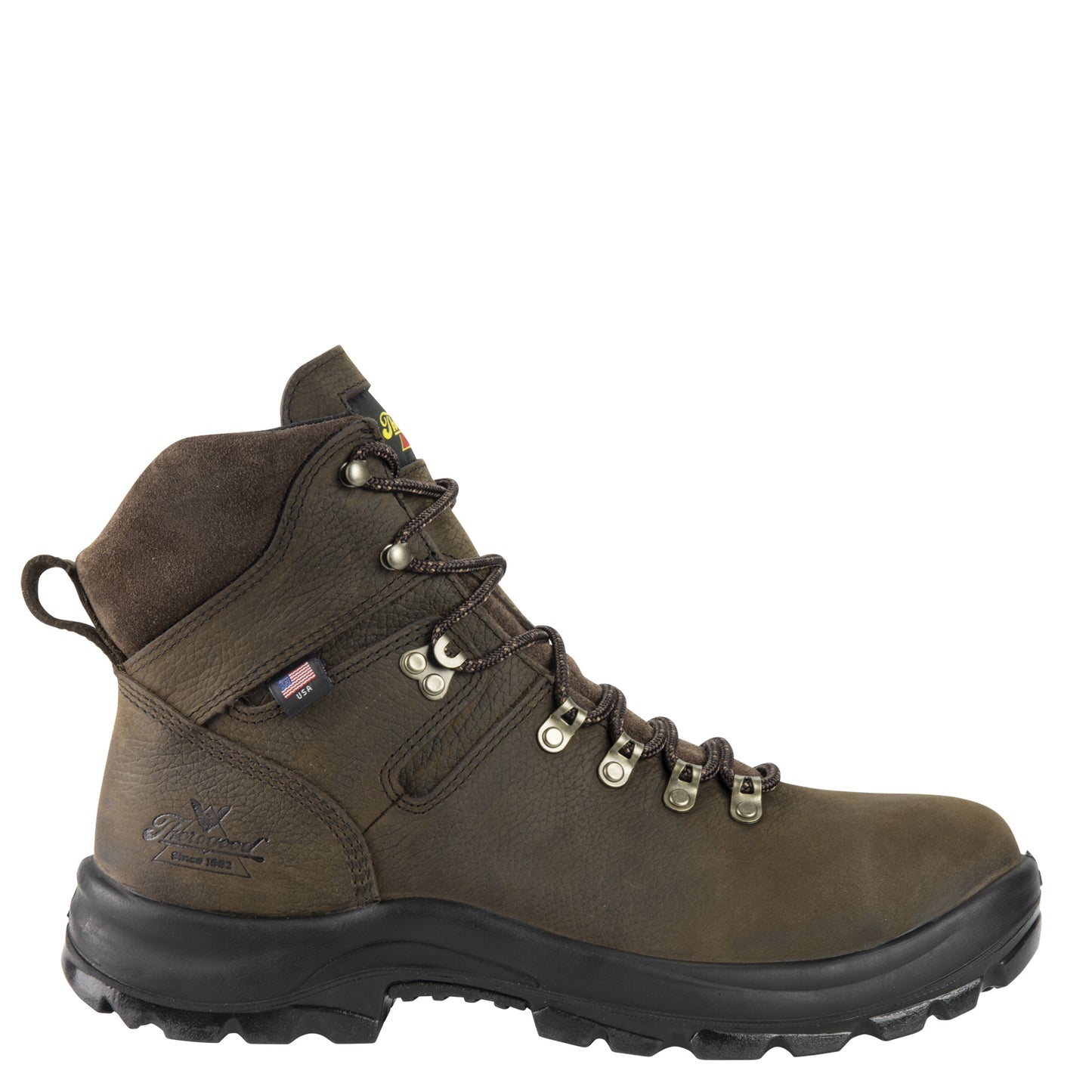 AMERICAN UNION SERIES – WATERPROOF – 6″ BROWN WORK BOOT