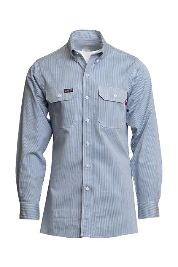 FR Striped Uniform Shirts | 7oz. 100% Cotton