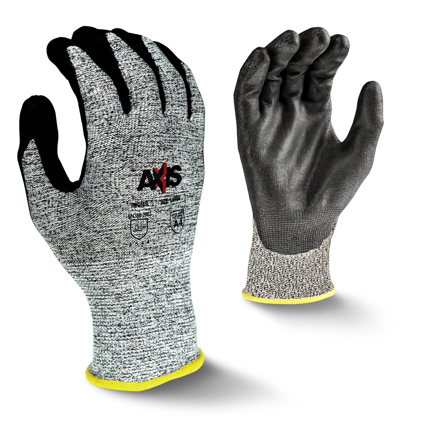 RADIANS RWG555 AXIS™ CUT PROTECTION LEVEL A4 WORK GLOVE