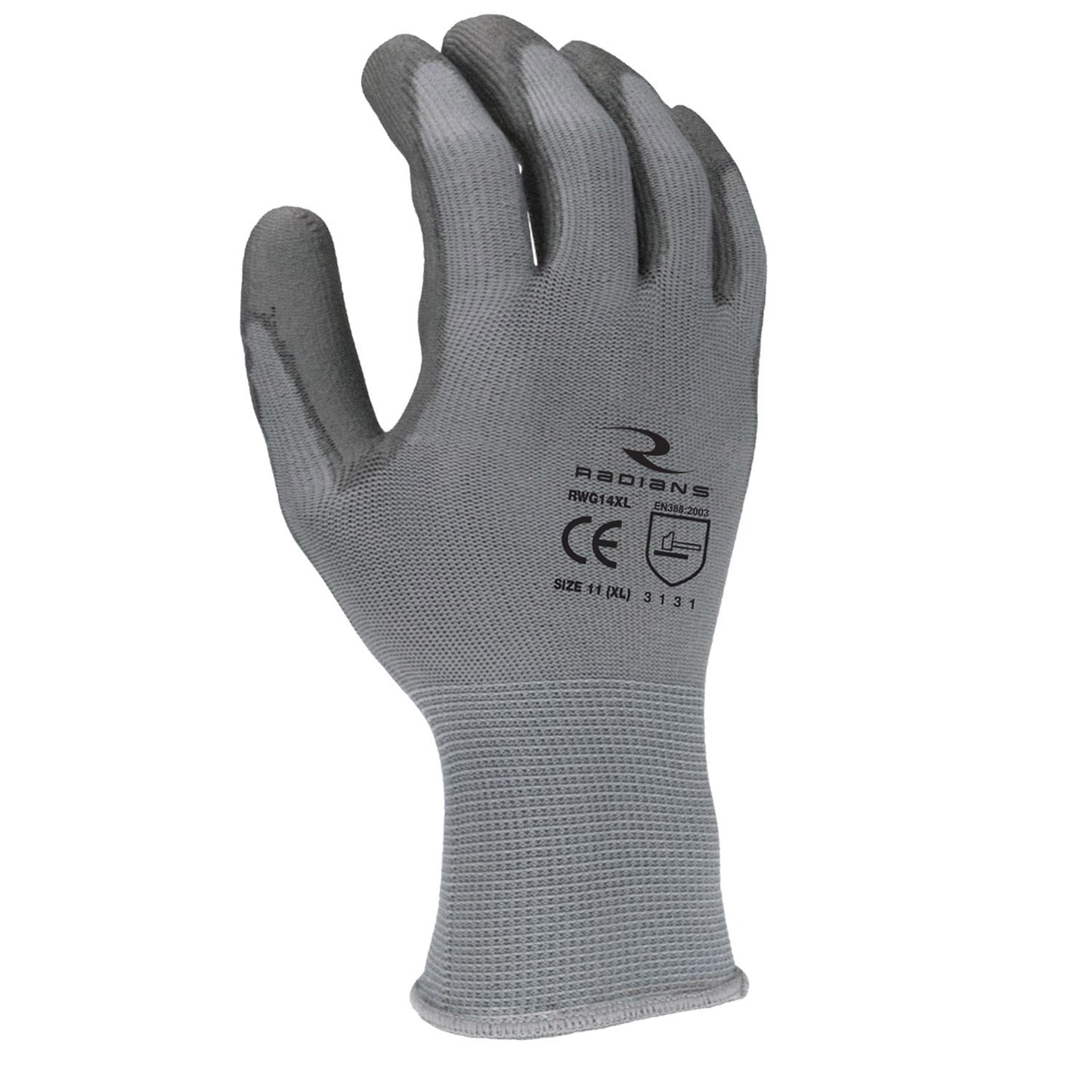 RADIANS RWG14 PU PALM COATED GLOVE