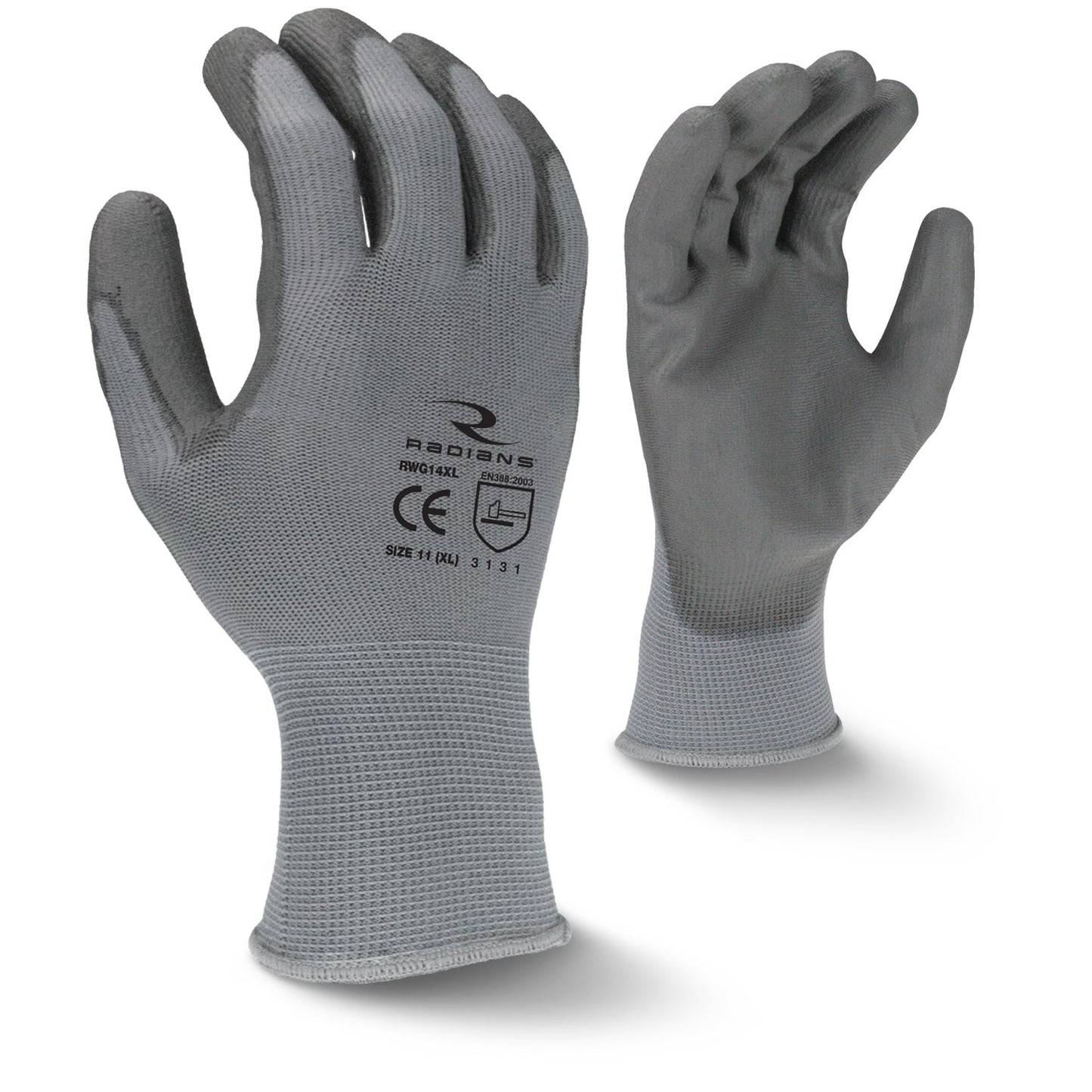 RADIANS RWG14 PU PALM COATED GLOVE