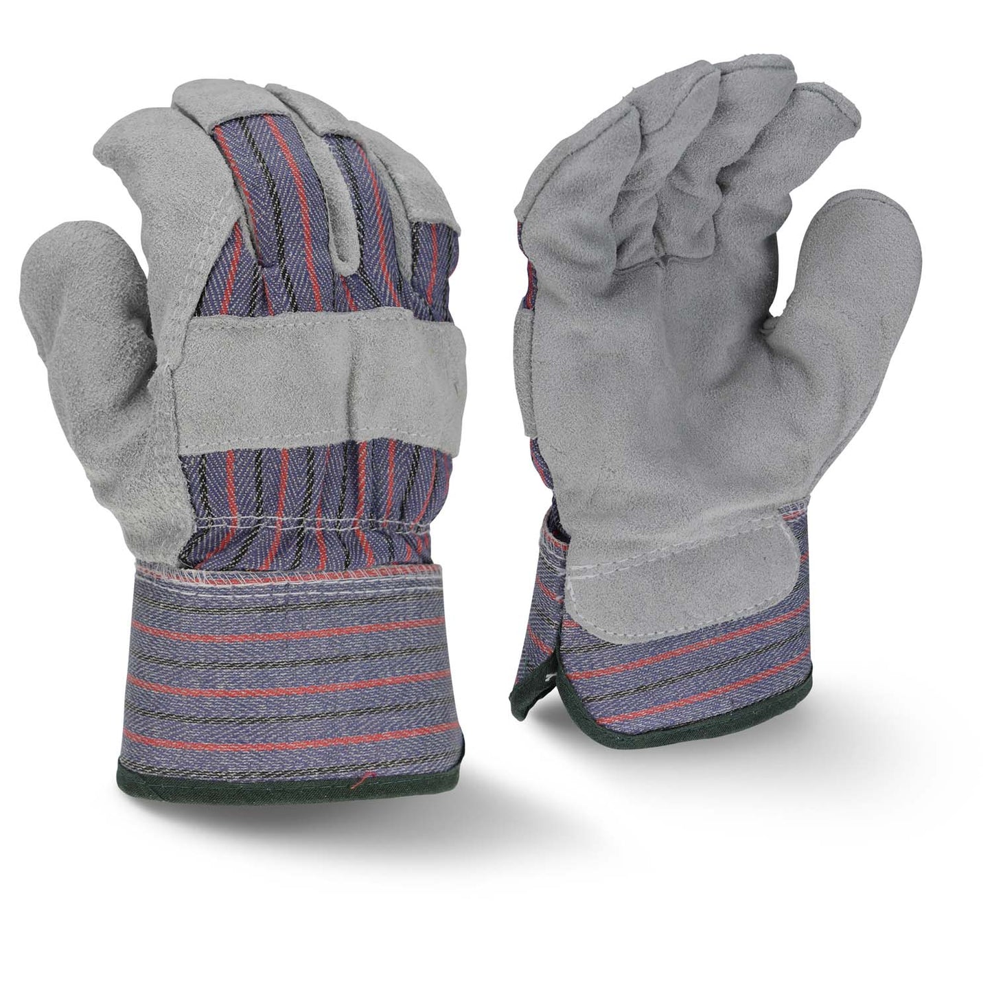 RADIANS RWG3205 FLEECE LINED REGULAR SHOULDER GRAY SPLIT COWHIDE LEATHER GLOVE