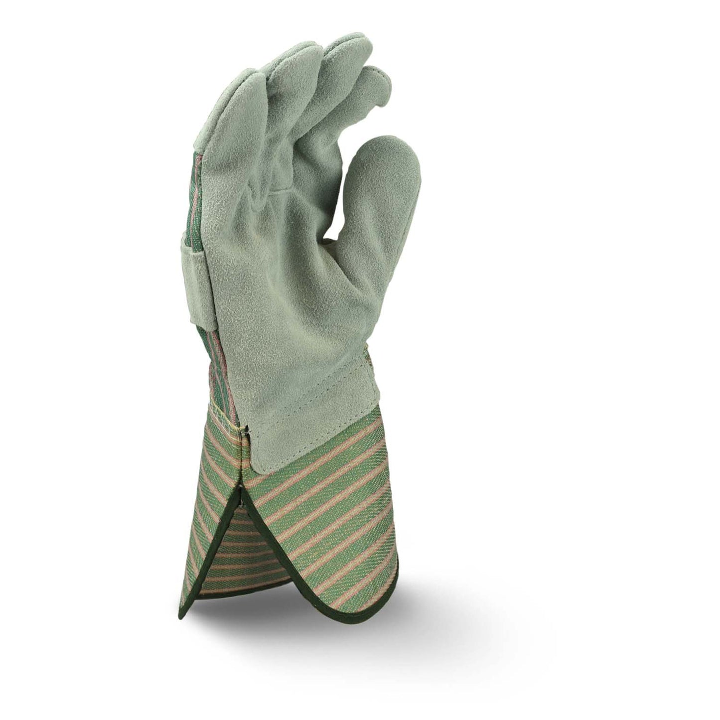 RADIANS RWG3300G SELECT SHOULDER GRAY SPLIT COWHIDE LEATHER GLOVE WITH GAUNTLET CUFF