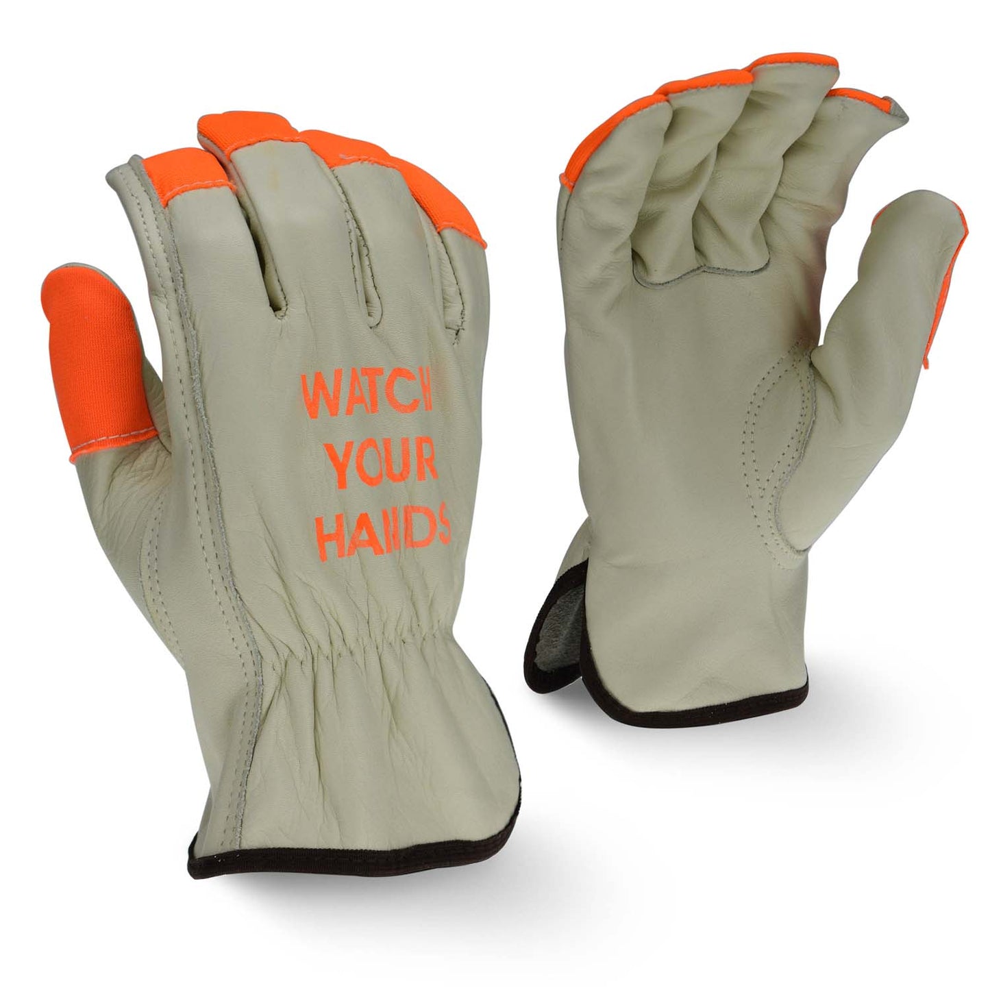 RADIANS RWG4221HV HI-VIZ STANDARD GRAIN COWHIDE LEATHER DRIVER