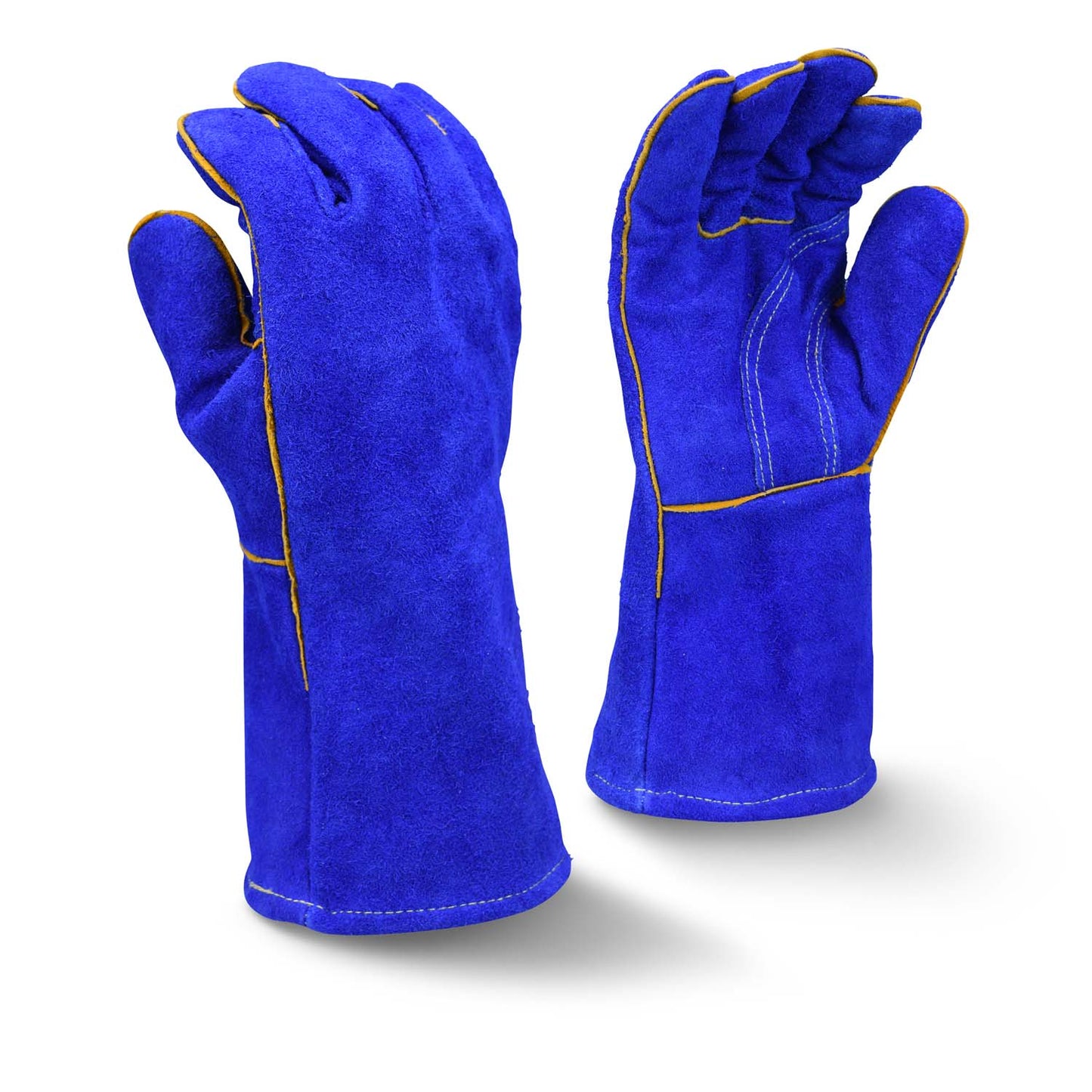 RADIANS RWG5210 BLUE REGULAR SHOULDER SPLIT LEATHER WELDING GLOVE