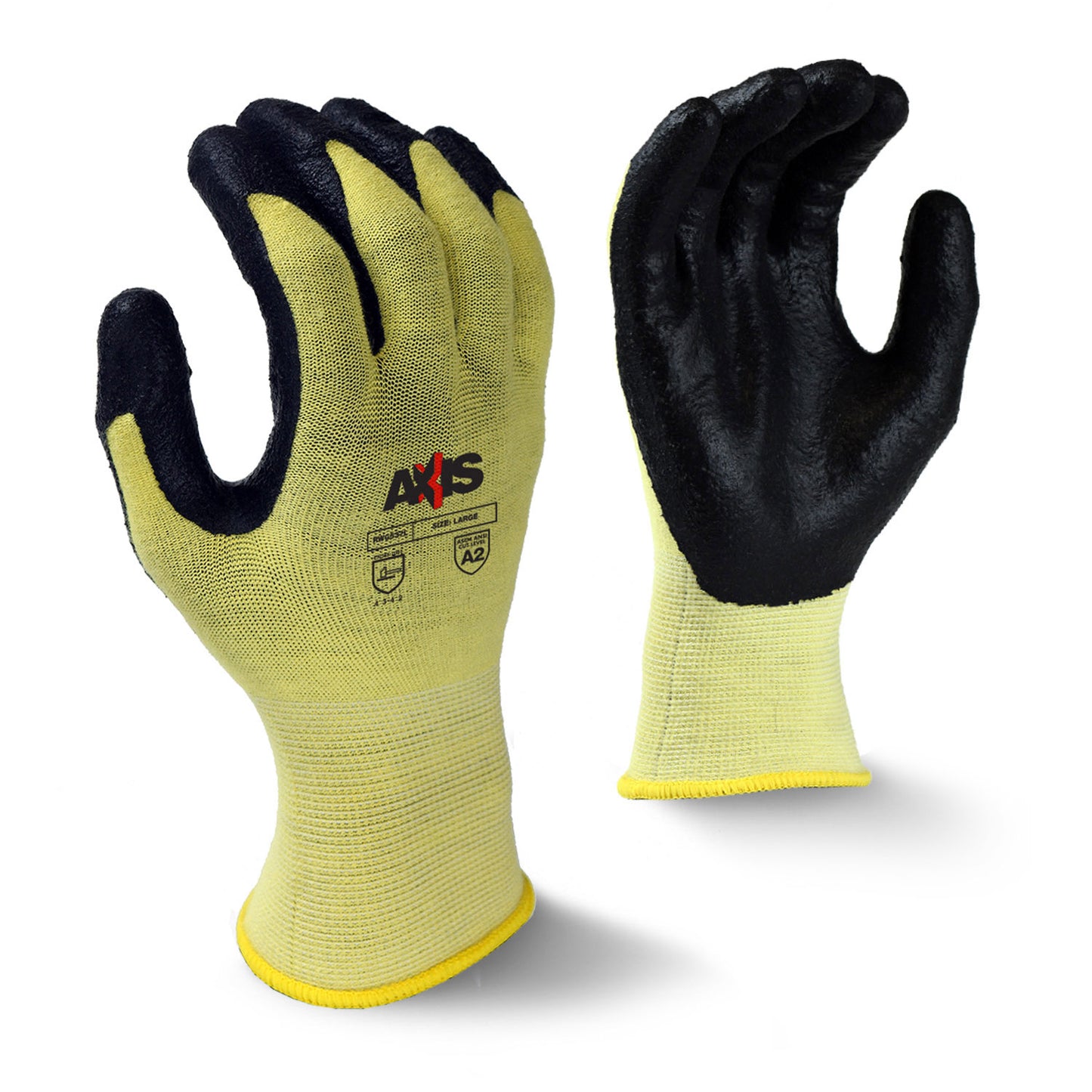 RADIANS RWG537 AXIS™ CUT PROTECTION LEVEL A2 KEVLAR WORK GLOVE