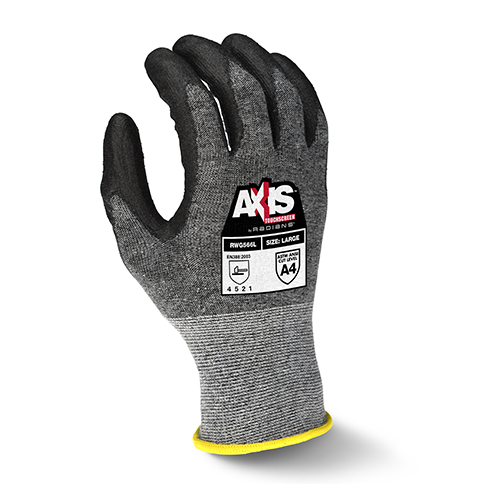 RADIANS RWG566 AXIS™ TOUCHSCREEN CUT PROTECTION LEVEL A4 WORK GLOVE