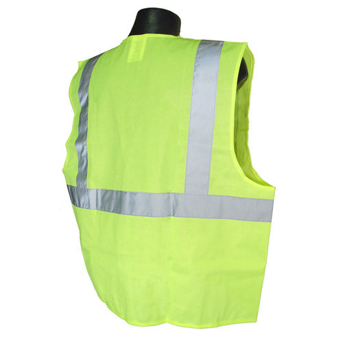 RADIANS SV2Z ECONOMY TYPE R CLASS 2 SAFETY VEST WITH ZIPPER