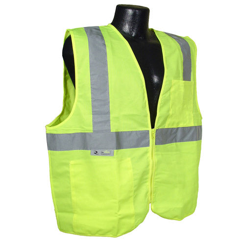 RADIANS SV2Z ECONOMY TYPE R CLASS 2 SAFETY VEST WITH ZIPPER