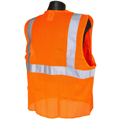 RADIANS SV2Z ECONOMY TYPE R CLASS 2 SAFETY VEST WITH ZIPPER