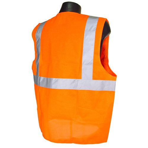 RADIANS SV2Z ECONOMY TYPE R CLASS 2 SAFETY VEST WITH ZIPPER