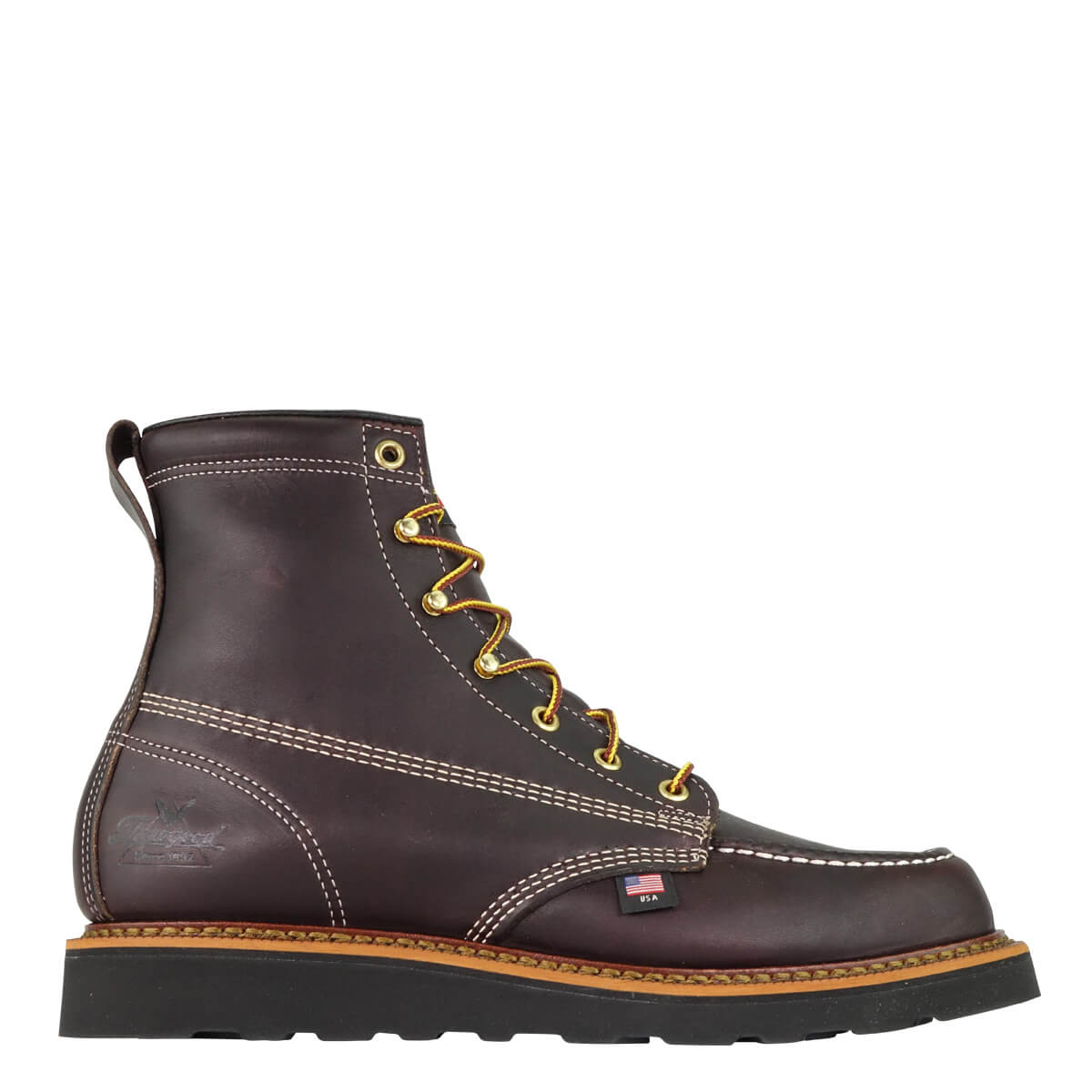AMERICAN HERITAGE – 6″ BLACK WALNUT MOC TOE- MAXWEAR WEDGE™