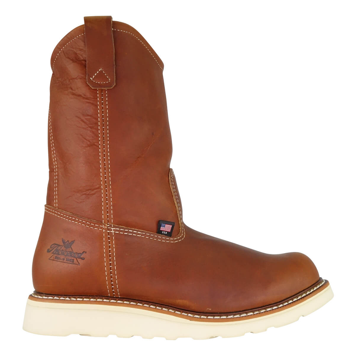 AMERICAN HERITAGE – 11″ TOBACCO PULL-ON WELLINGTON – MAXWEAR WEDGE™