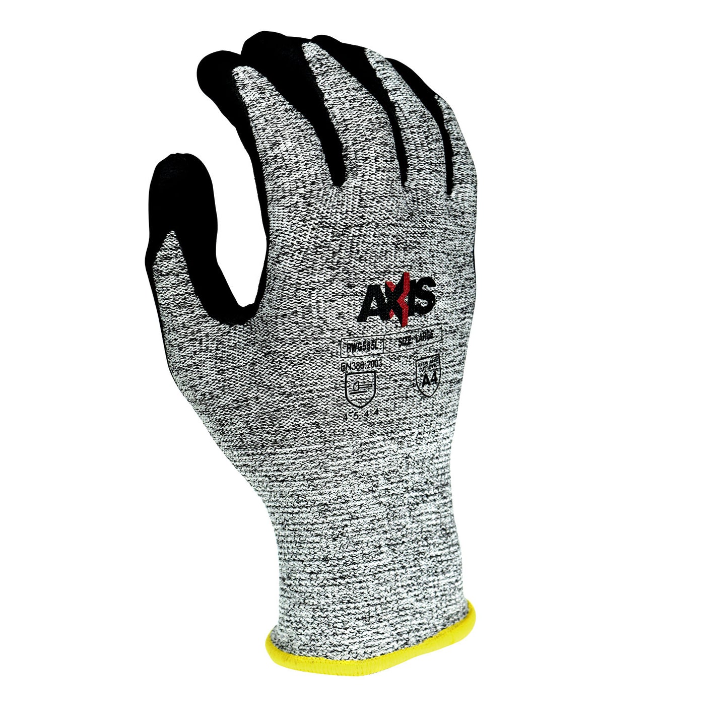 RADIANS RWG555 AXIS™ CUT PROTECTION LEVEL A4 WORK GLOVE