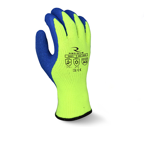 RADIANS RWG27 CUT LEVEL A3 DIPPED WINTER GRIPPER GLOVE