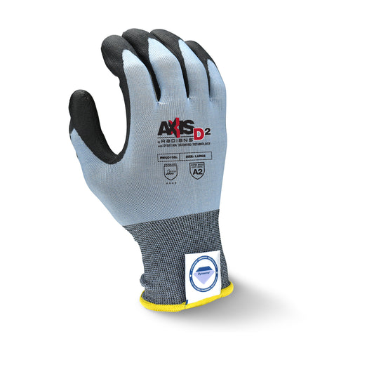 RADIANS RWGD105 AXIS D2™CUT PROTECTION LEVEL A2 GLOVE WITH DYNEEMA® DIAMOND TECHNOLOGY